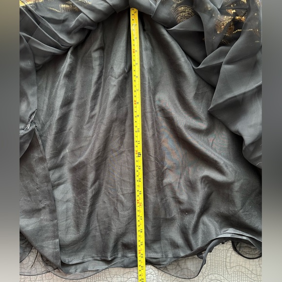 Vintage Black and Gold Beaded Dress by Xoanon - Picture 15 of 16